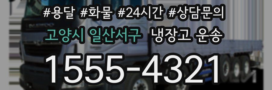 고양시 일산서구 냉장고 운송