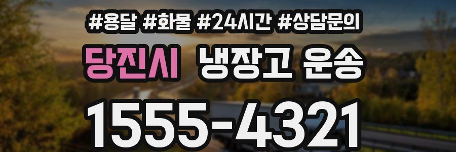 당진시 냉장고 운송