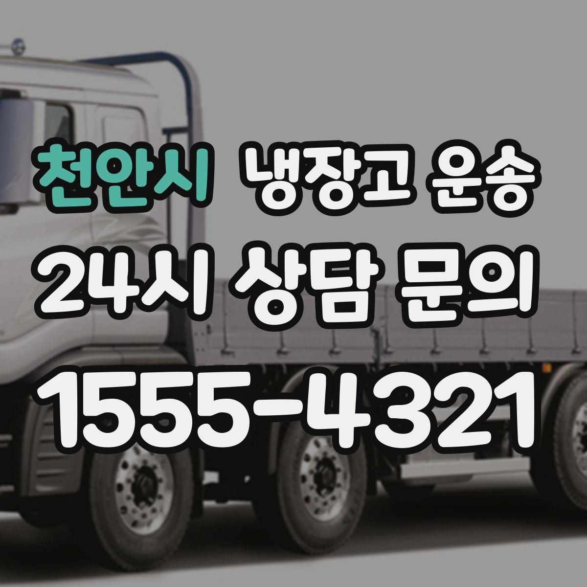 천안시 냉장고 운송