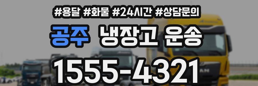 공주 냉장고 운송