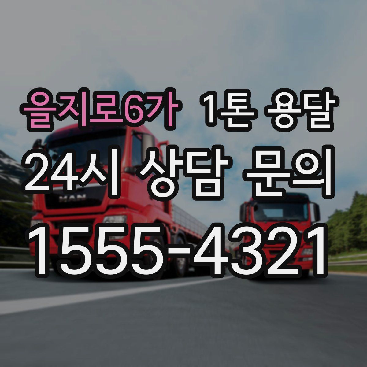 을지로6가 1톤 용달