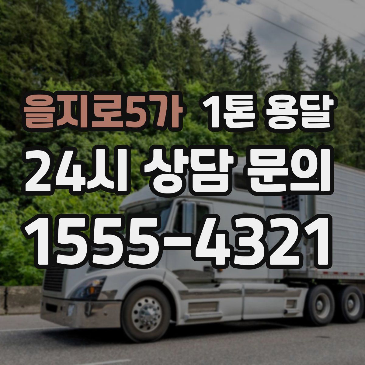 을지로5가 1톤 용달