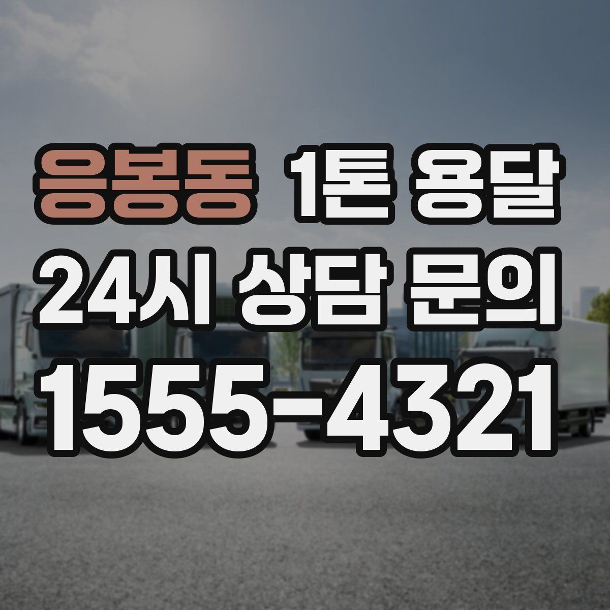 응봉동 1톤 용달