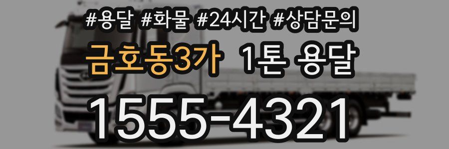 금호동3가 1톤 용달