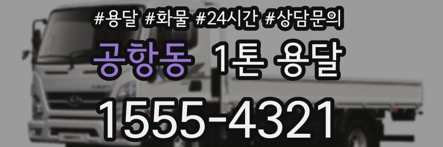 공항동 1톤 용달