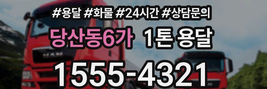당산동6가 1톤 용달