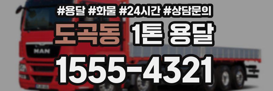 도곡동 1톤 용달