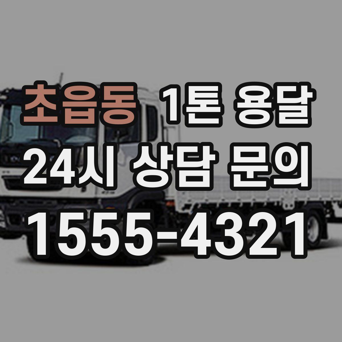 초읍동 1톤 용달
