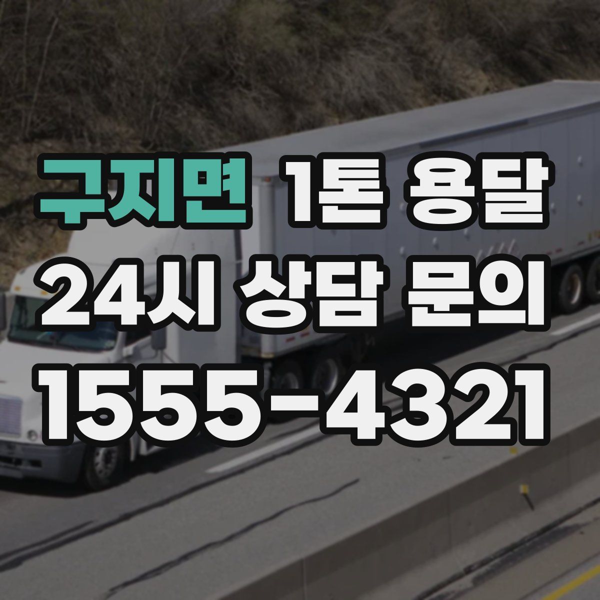 구지면 1톤 용달