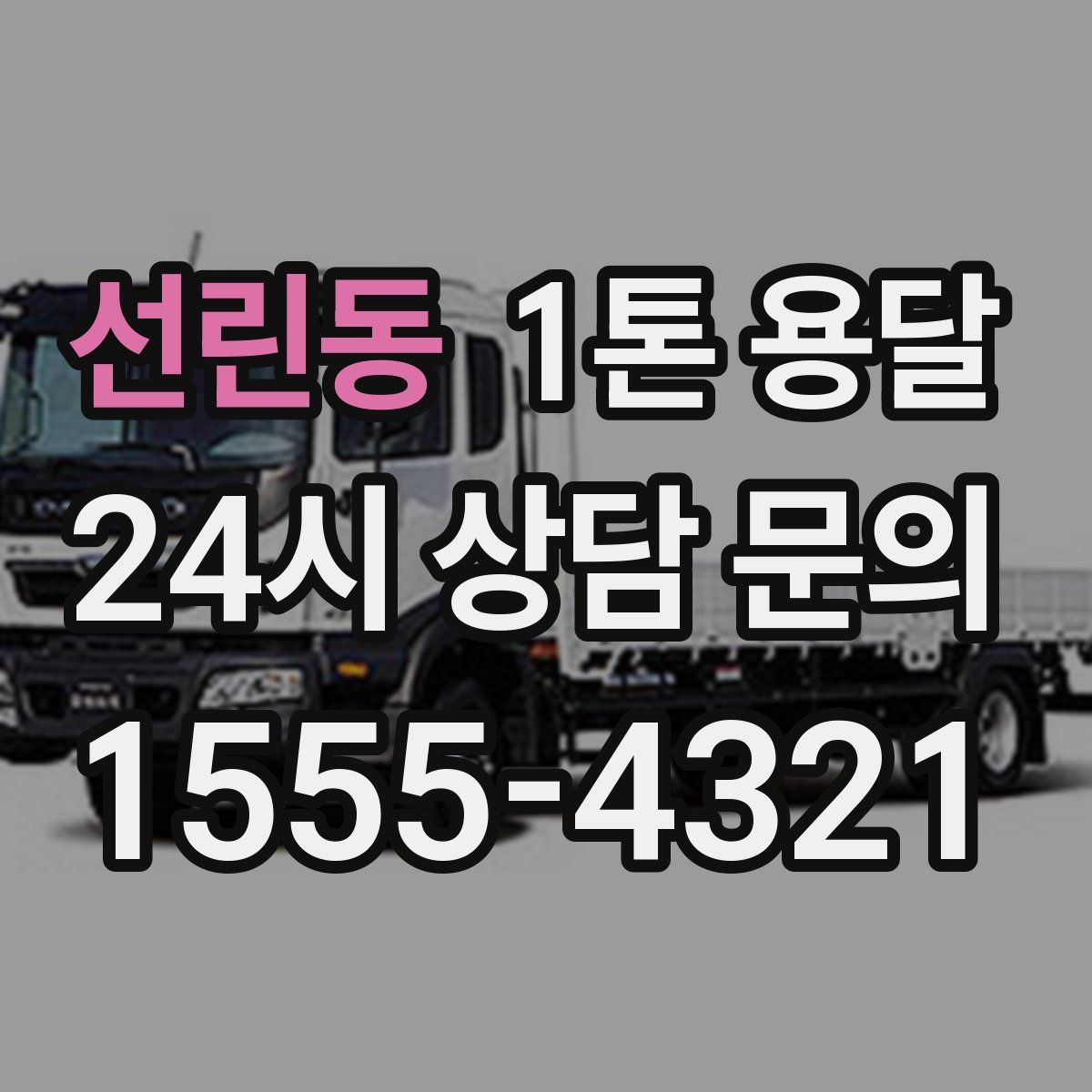 선린동 1톤 용달
