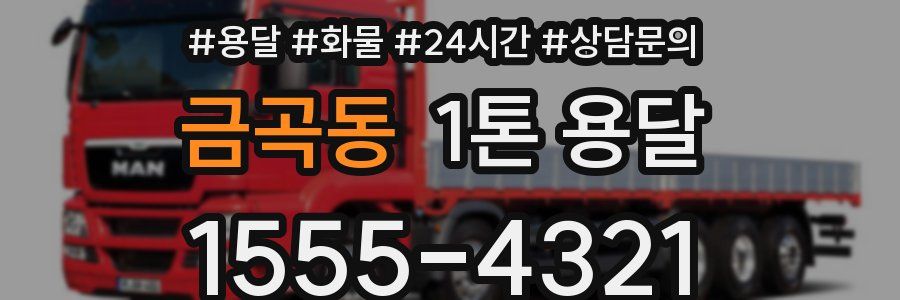 금곡동 1톤 용달