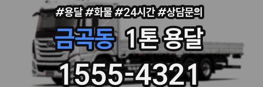 금곡동 1톤 용달