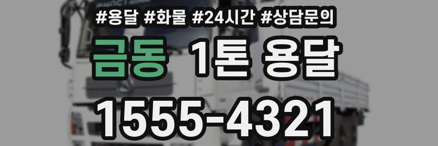 금동 1톤 용달