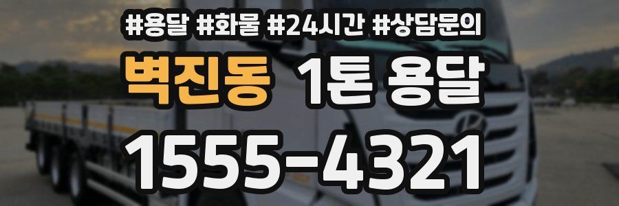 벽진동 1톤 용달