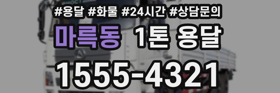 마륵동 1톤 용달