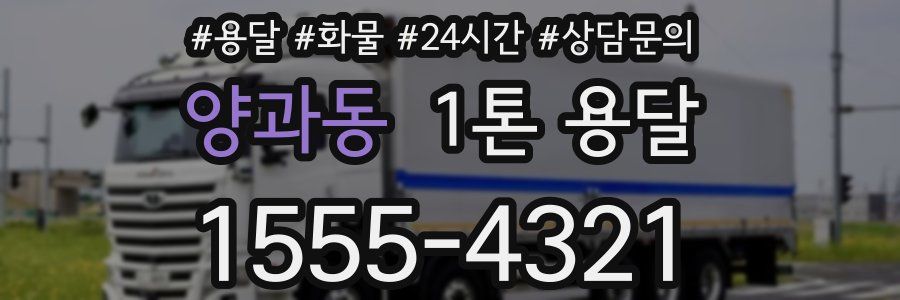 양과동 1톤 용달