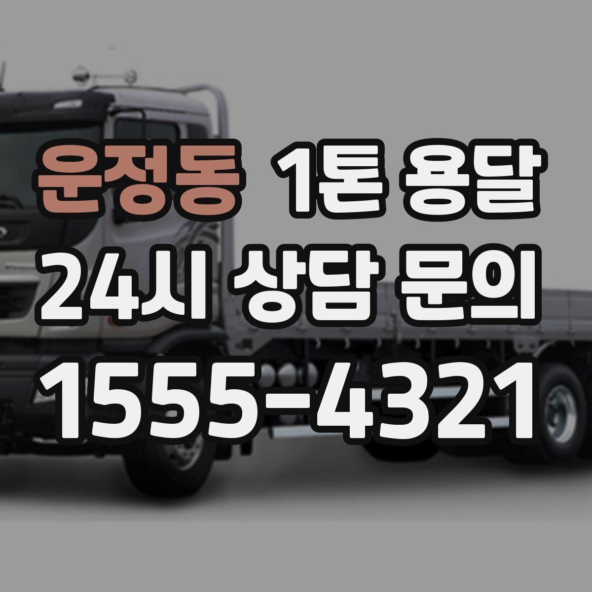 운정동 1톤 용달