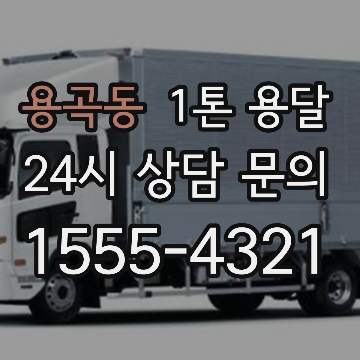 용곡동 1톤 용달