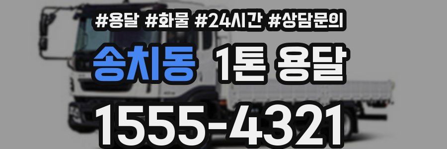 송치동 1톤 용달