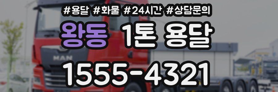 왕동 1톤 용달