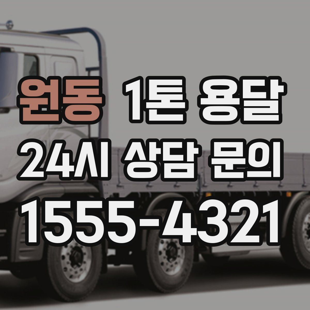 원동 1톤 용달