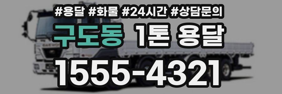 구도동 1톤 용달