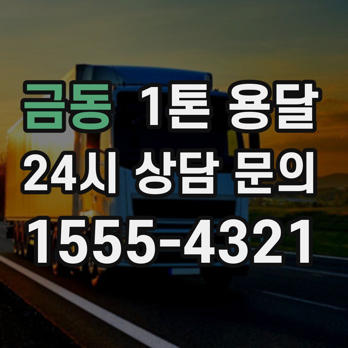 금동 1톤 용달