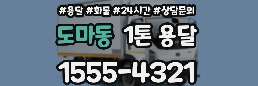 도마동 1톤 용달
