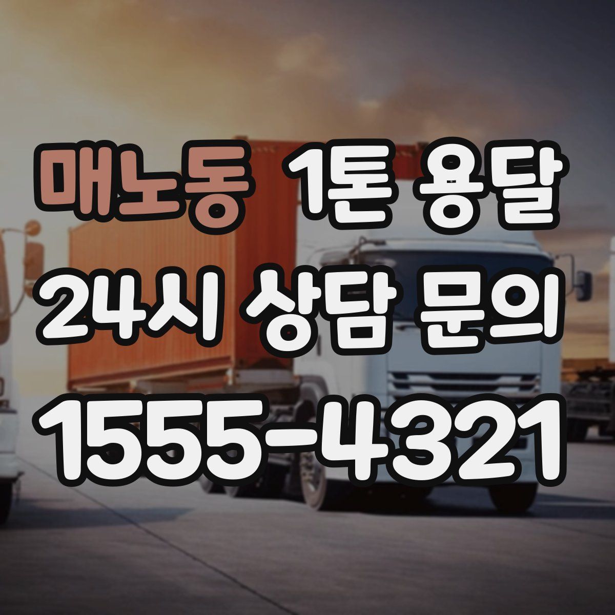 매노동 1톤 용달