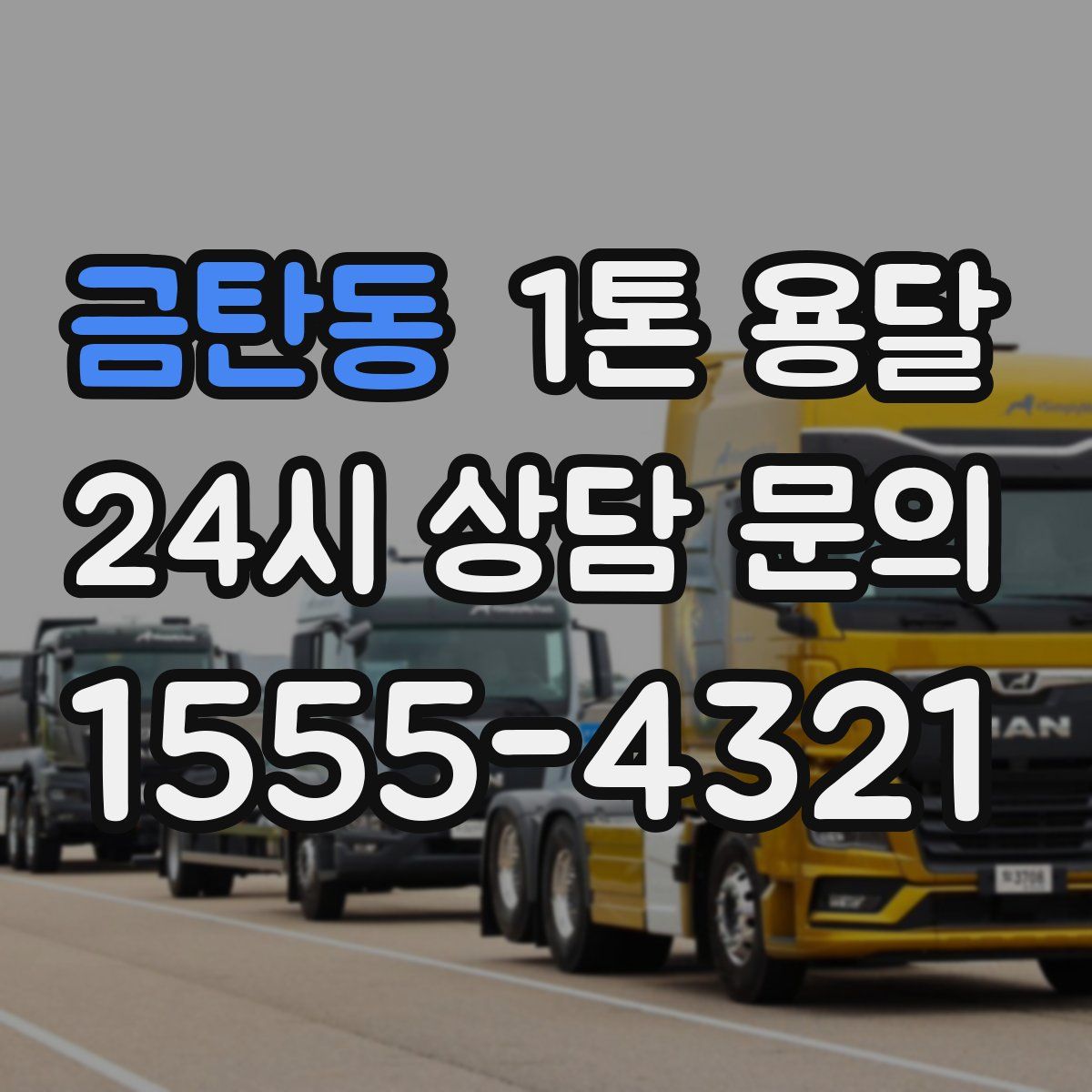 금탄동 1톤 용달