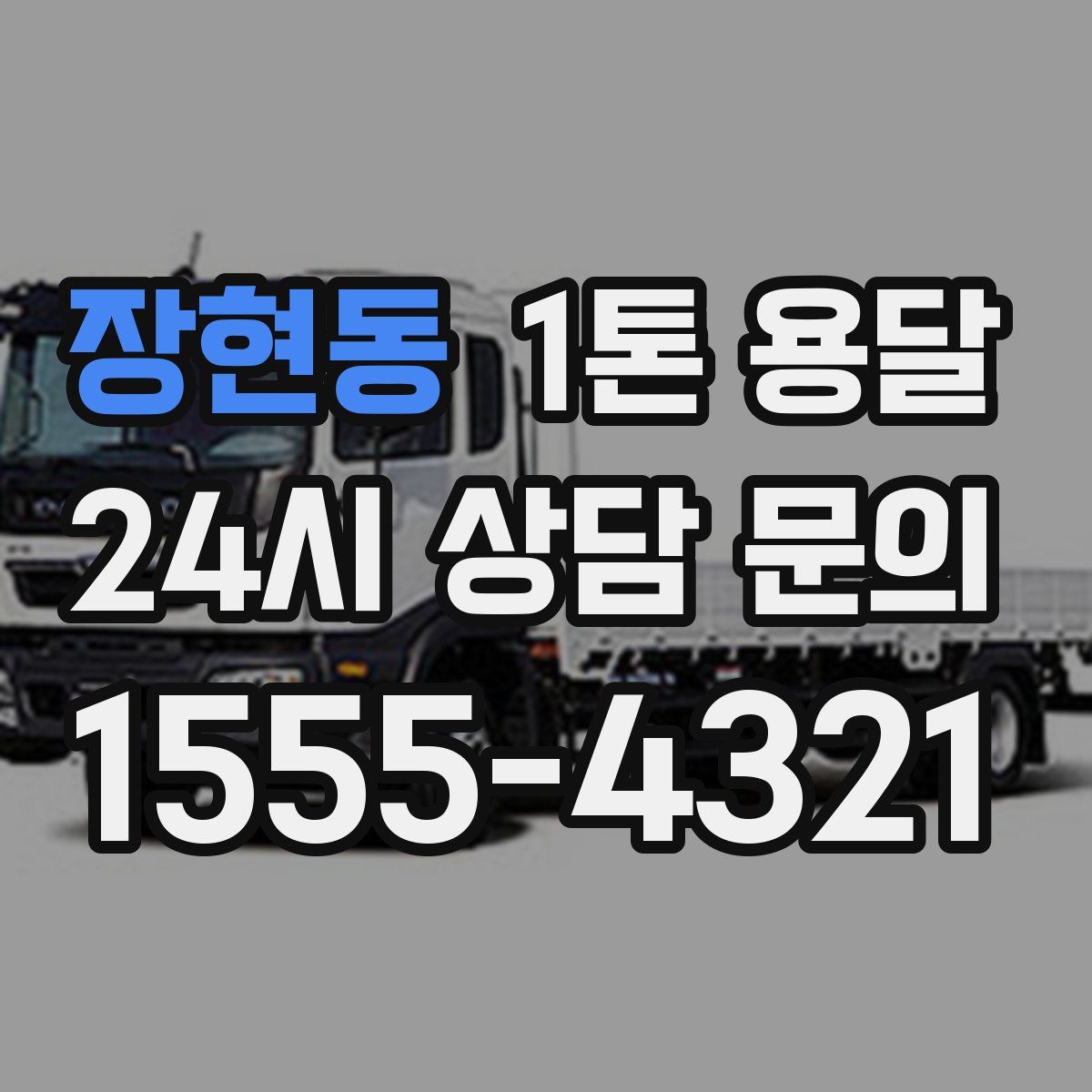 장현동 1톤 용달
