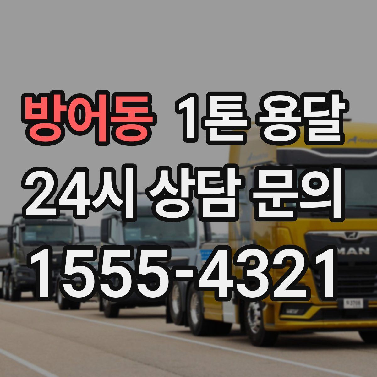 방어동 1톤 용달
