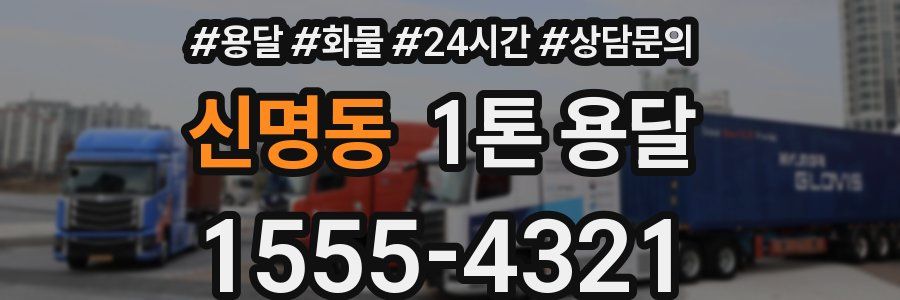 신명동 1톤 용달