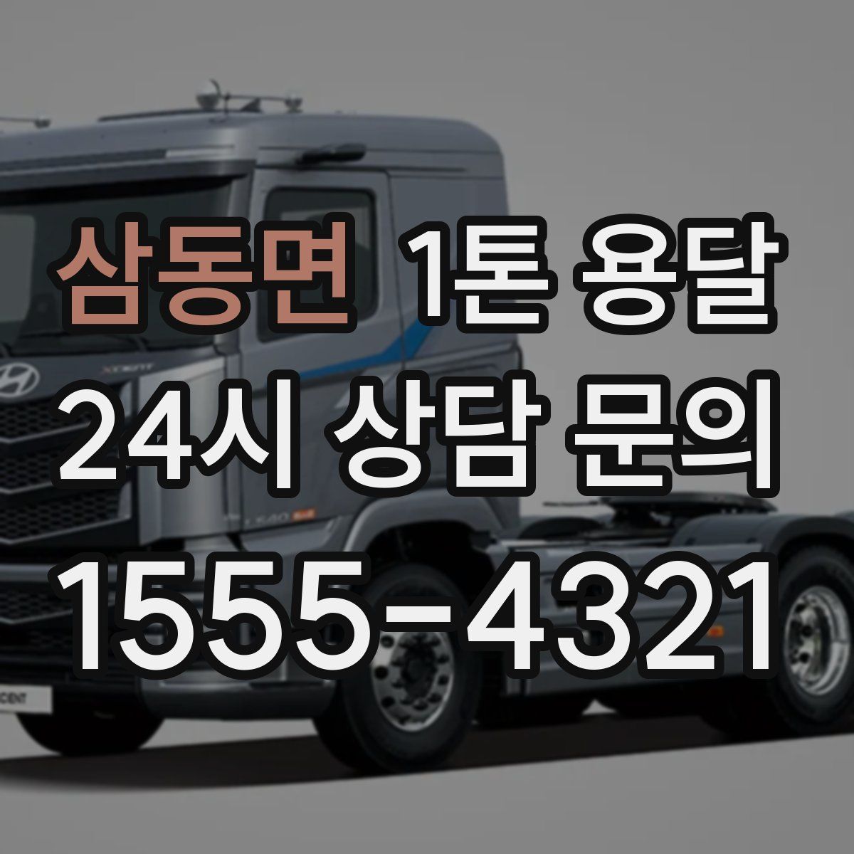 삼동면 1톤 용달