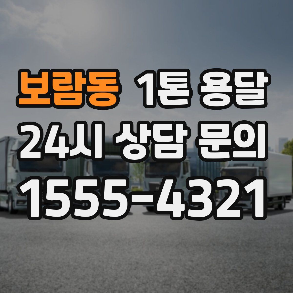 보람동 1톤 용달