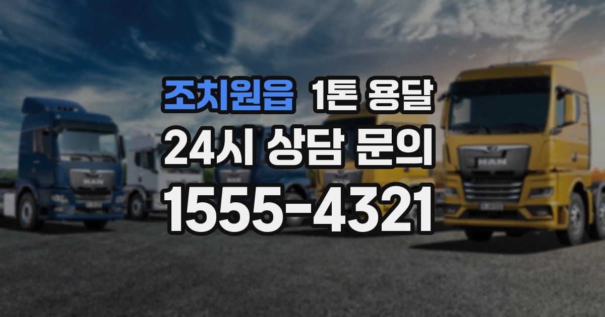 조치원읍 1톤 용달