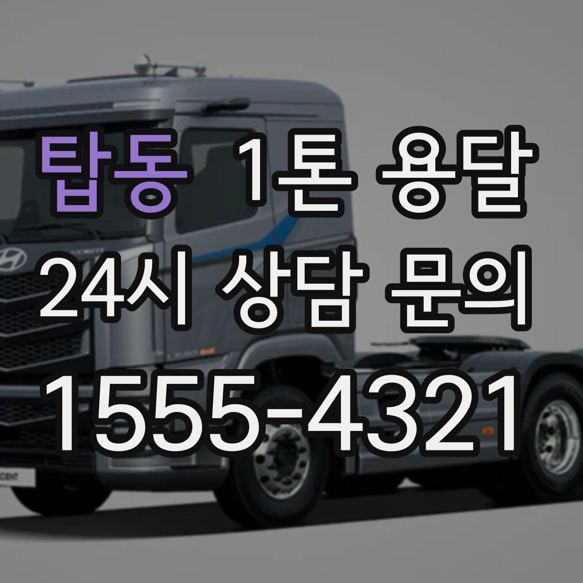 탑동 1톤 용달