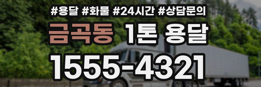 금곡동 1톤 용달