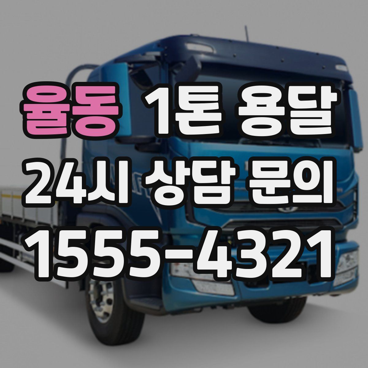 율동 1톤 용달