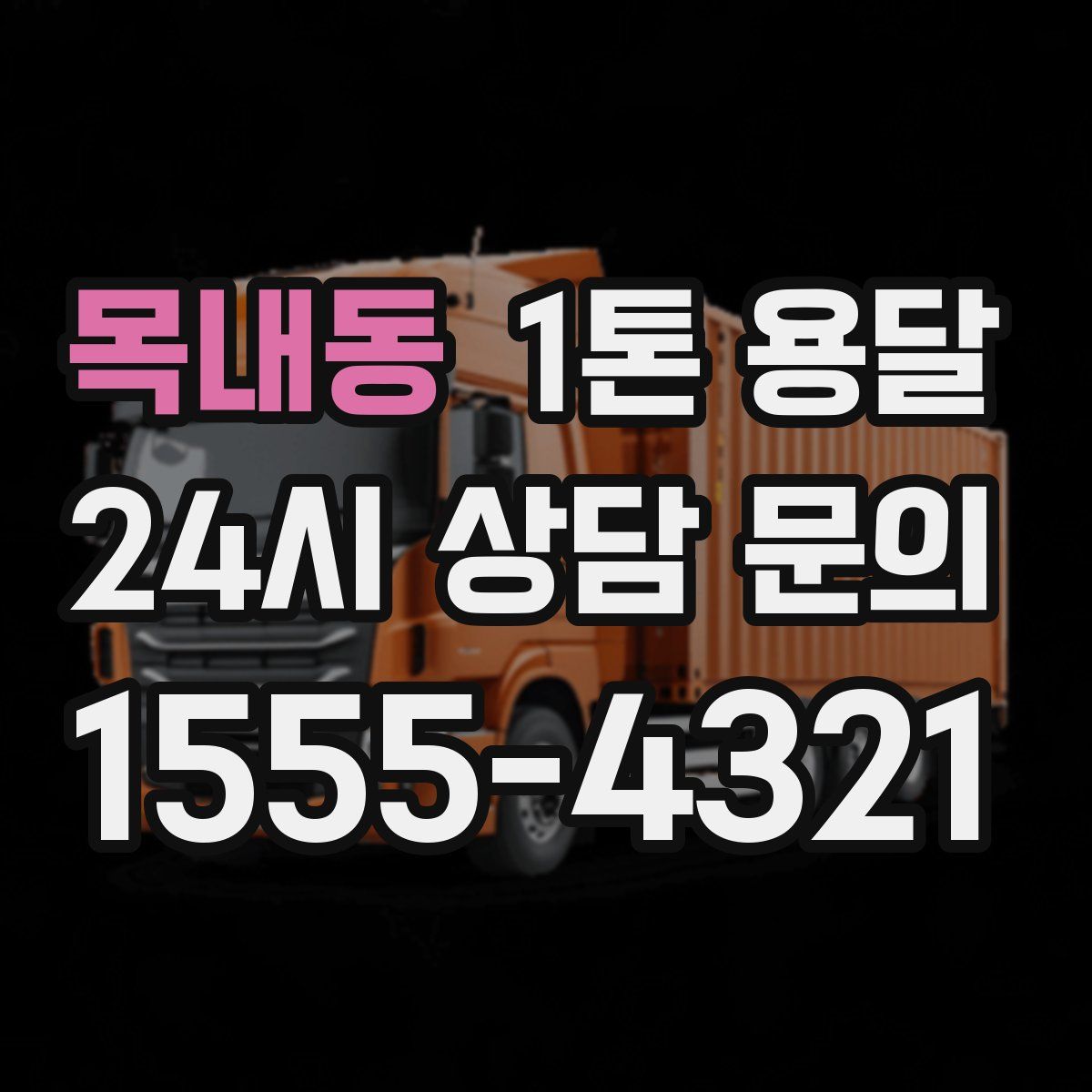 목내동 1톤 용달