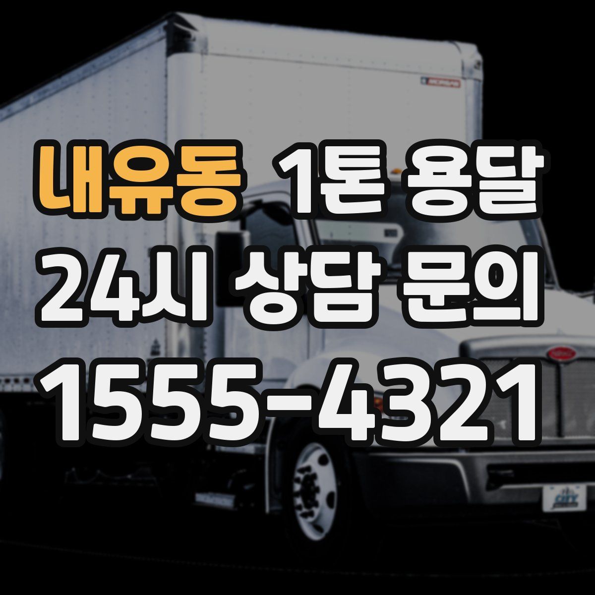 내유동 1톤 용달
