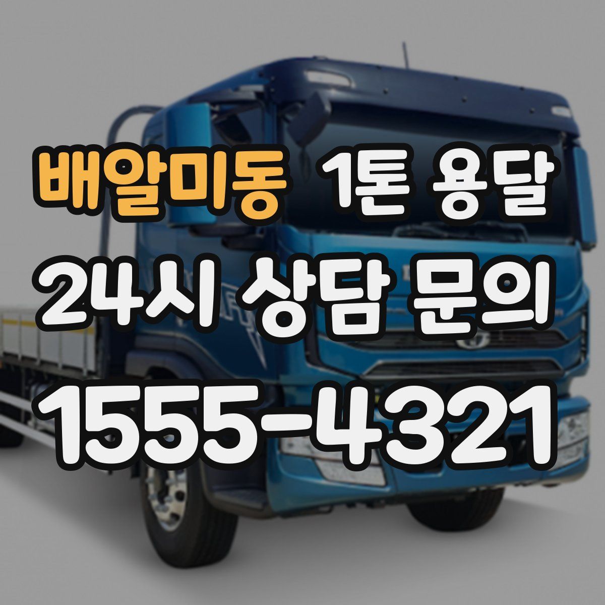 배알미동 1톤 용달
