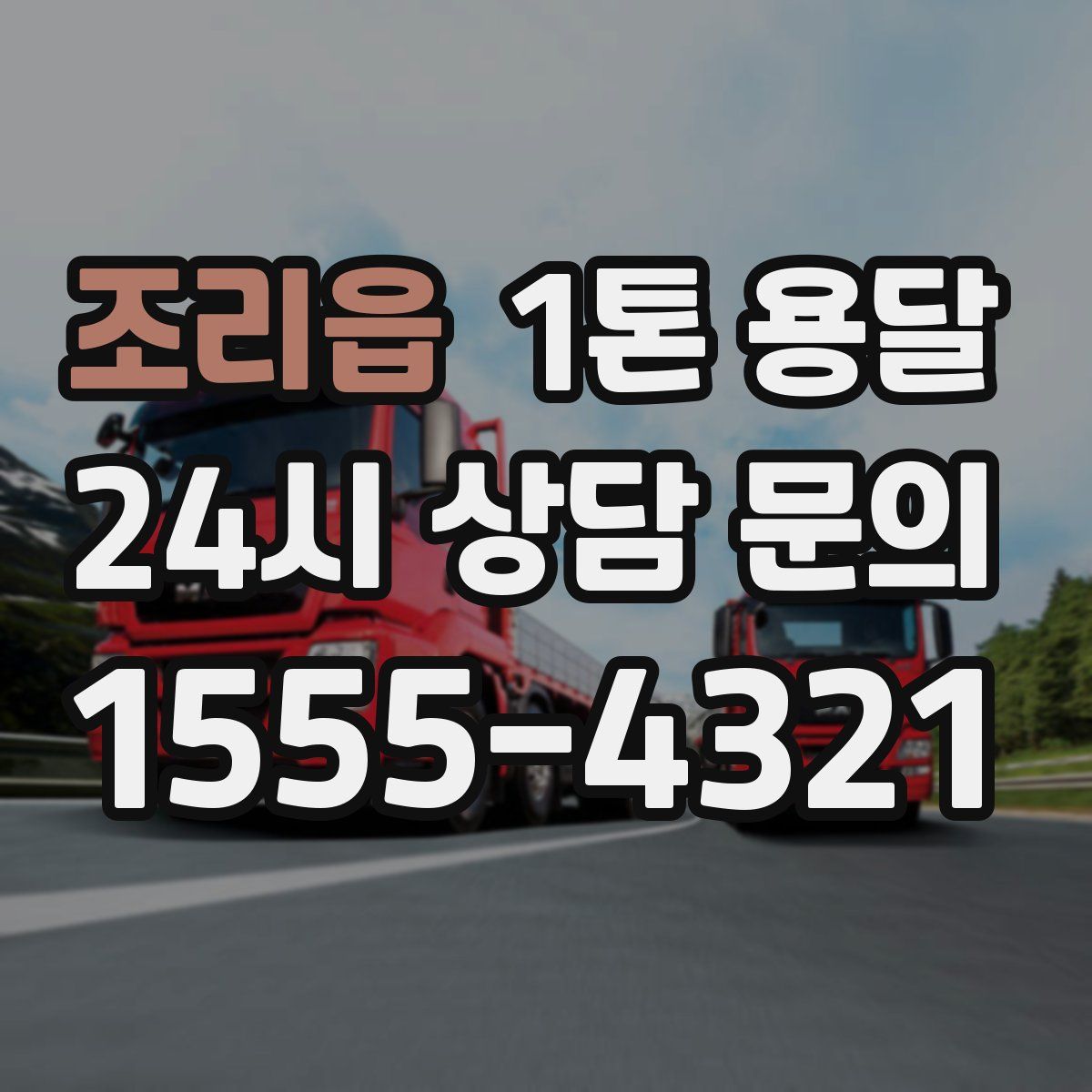 조리읍 1톤 용달