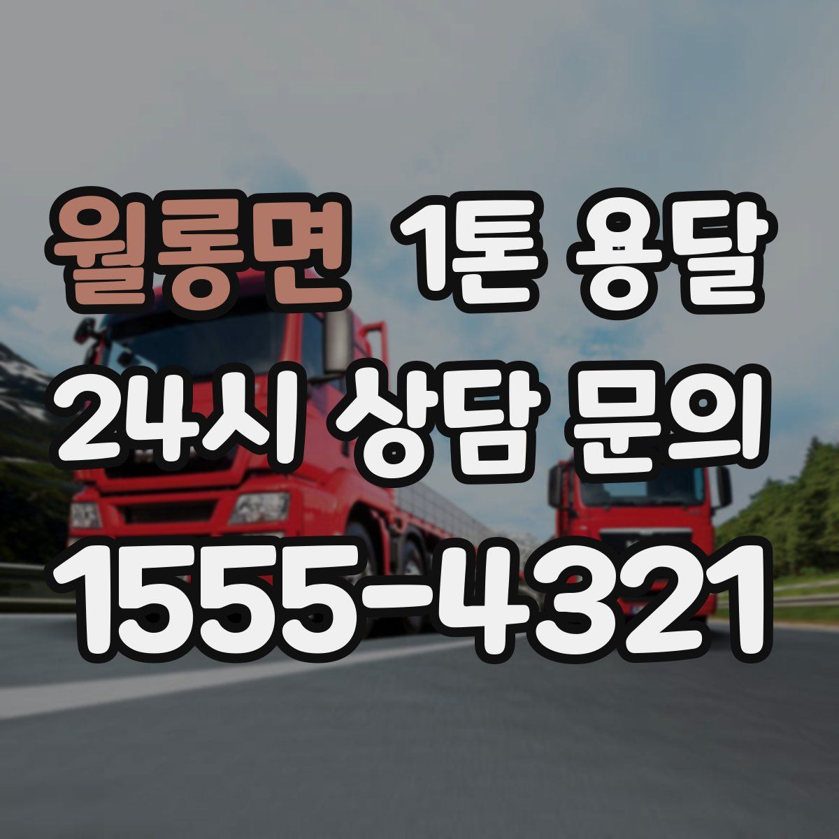 월롱면 1톤 용달