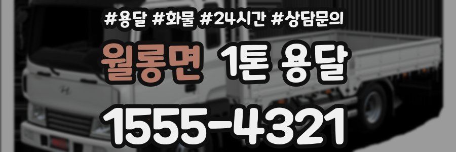 월롱면 1톤 용달