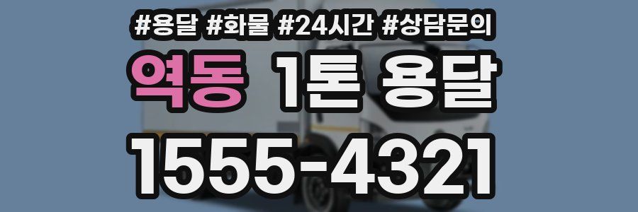 역동 1톤 용달