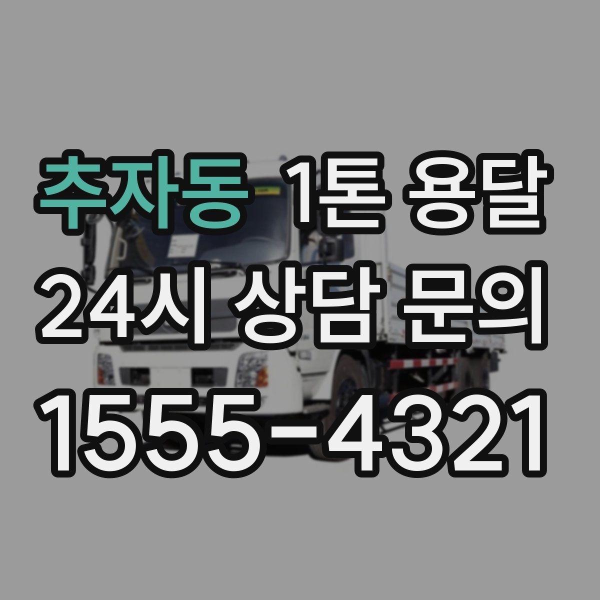 추자동 1톤 용달