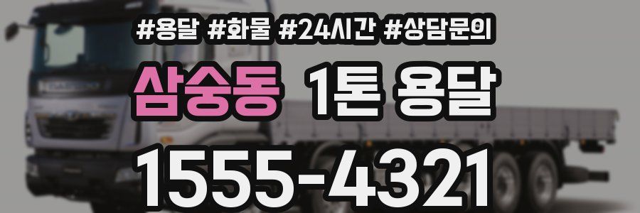 삼숭동 1톤 용달