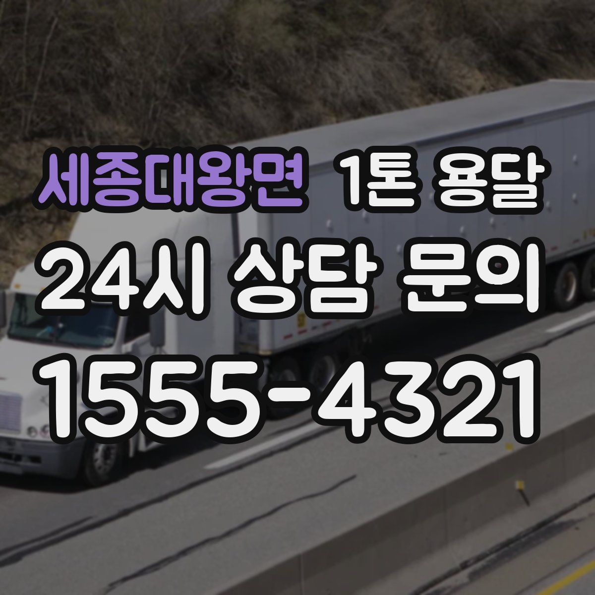 세종대왕면 1톤 용달