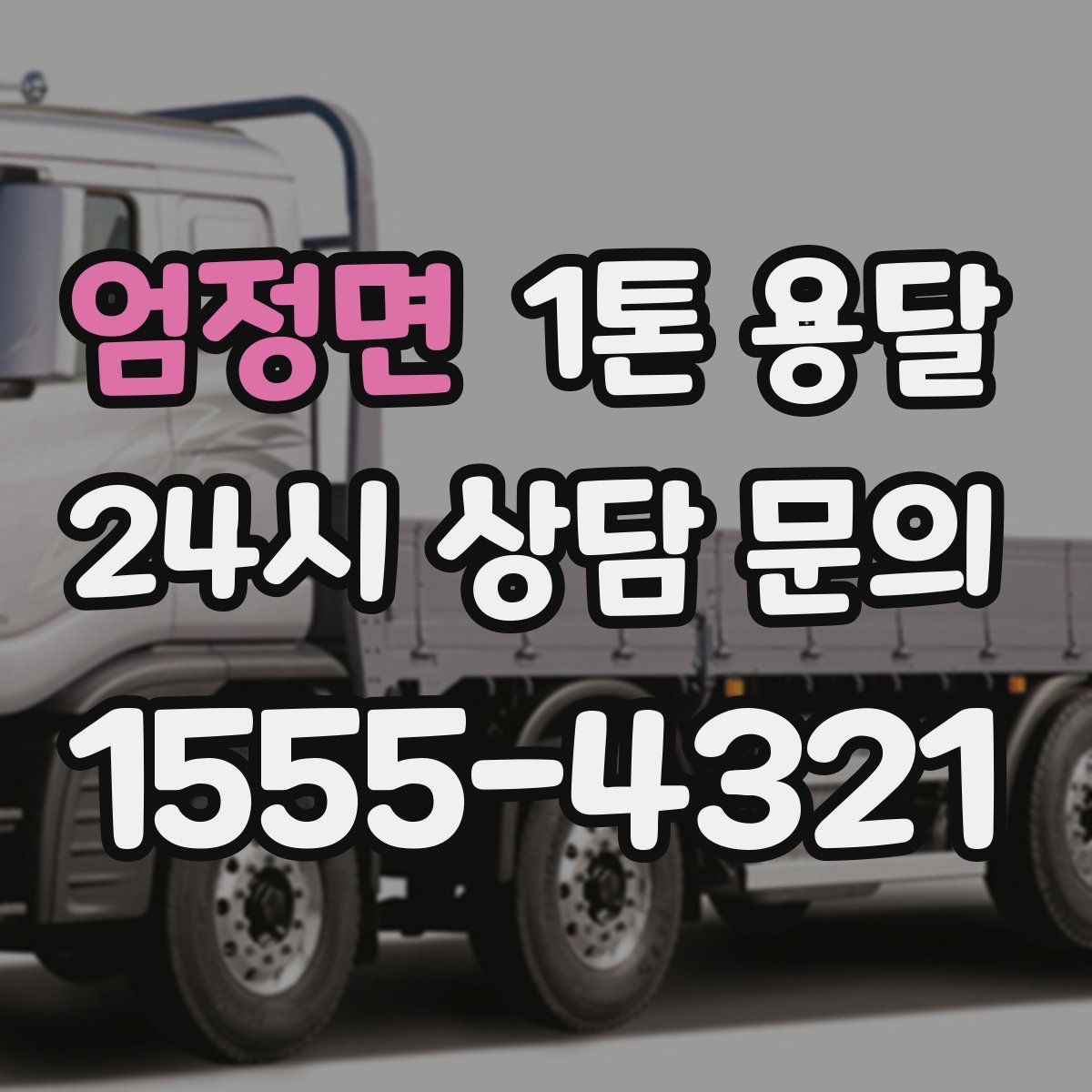 엄정면 1톤 용달